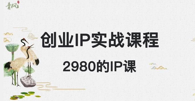 外边卖2980的创业IP课程，做私域月入5w+-腾渊论坛