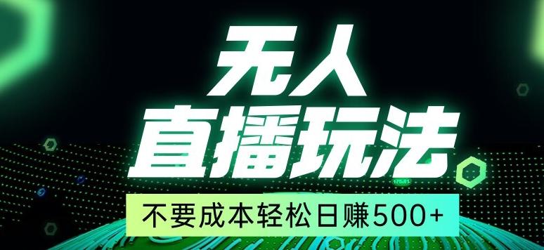 全网首发24年最新无人直播玩法，不需要成本，无需人力，一台电脑24小时为你工作-腾渊网创