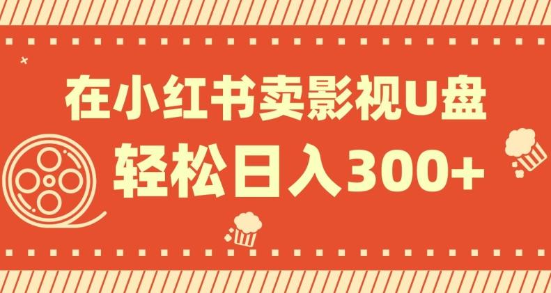 在小红书上卖影视U盘，轻松日入300+，操作简单，小白可轻松上手-腾渊网创