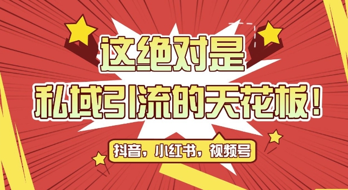 最新首发全平台引流玩法，公域引流私域玩法，轻松获客500+，附引流脚本，克隆截流自热玩法【揭秘】-腾渊网创