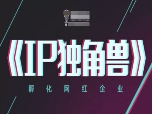 IP独角兽，孵化网红企业，ip教程-腾渊论坛