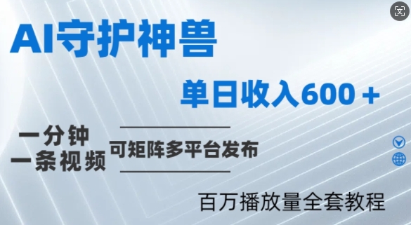 制作各省守护神，100多W播放量的视频只需要1分钟就能完成【揭秘】-腾渊论坛