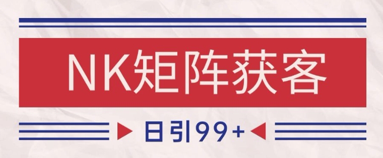 小红书某音NK赛道引流获客 自热矩阵日引200+【揭秘】-腾渊网创