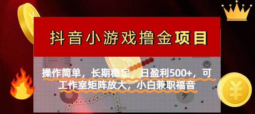 【抖音小游戏发行人计划项目】操作简单，长期稳定，日盈利500+，可工作...-腾渊网创