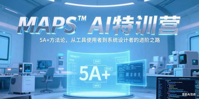 MAPSAI特训营，掌握 5A+方法论，从工具使用者到系统设计者的进阶之路-腾渊网创