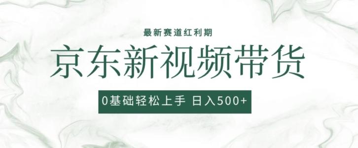 2024最新京东视频带货项目，最新0粉强开无脑搬运爆款玩法，小白轻松上手【揭秘】-腾渊网创