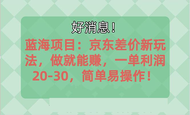 越早知道越能赚到钱的蓝海项目：京东大平台操作，一单利润20-30，简单...-腾渊论坛