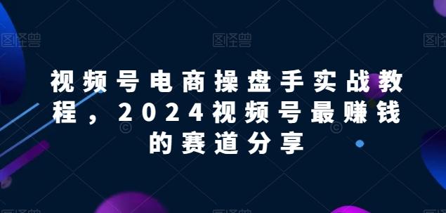 视频号电商实战教程，2024视频号最赚钱的赛道分享-腾渊论坛