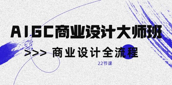 AIGC-商业设计大师班，商业设计全流程(22节课-腾渊网创