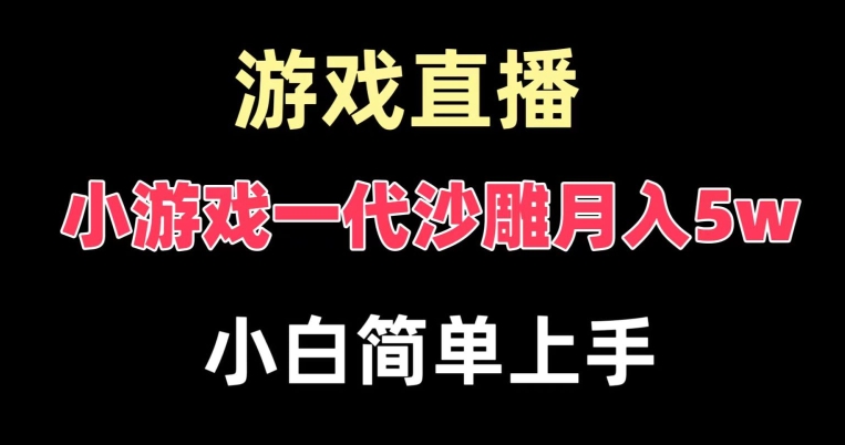 玩小游戏一代沙雕月入5w，爆裂变现，快速拿结果，高级保姆式教学【揭秘】-腾渊论坛