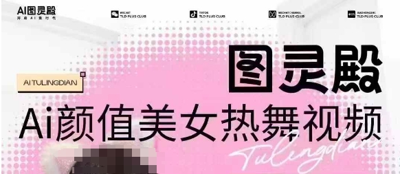 全网首发，原价988图灵殿AI颜值美女热舞视频，云端生图，轻松过原创-腾渊网创