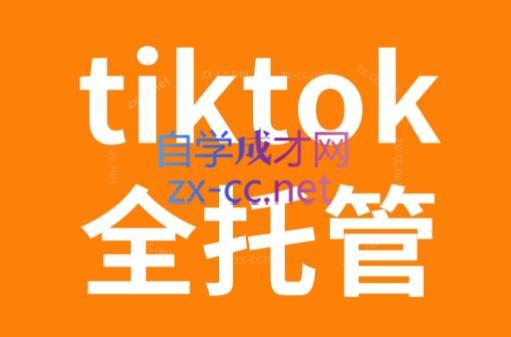 TikTok跨境电商全托管运营模式精品课-腾渊网创