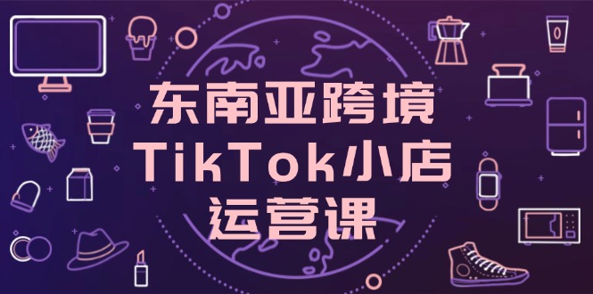东南亚跨境TikTok小店运营课，掌握店铺设置与流量转化核心技巧-腾渊网创