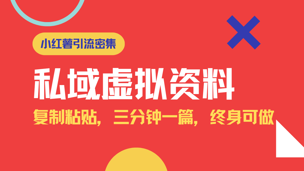 小红书引流私域旅游虚拟资料玩法，复制粘贴，三分钟一篇图文，日入1000...-腾渊网创