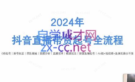 六六老师·2024年抖音直播带货起号全攻略-腾渊网创