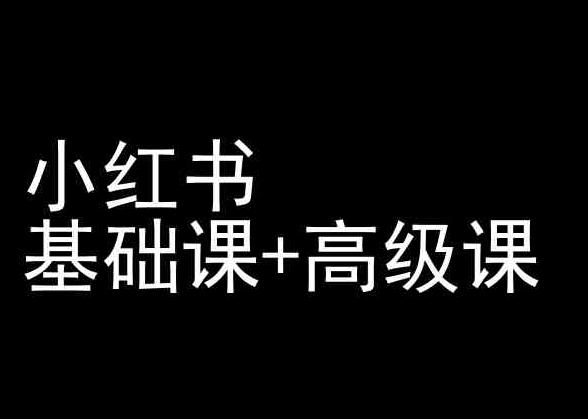 小红书基础课+高级课-小红书运营教程-腾渊网创
