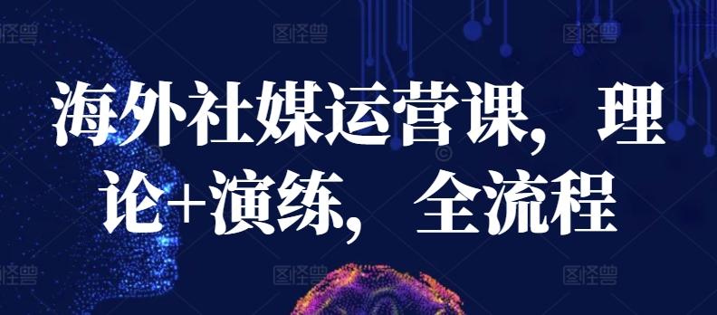 海外社媒运营课，理论+演练，全流程-腾渊论坛