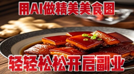 用AI做精美美食图，无需专业设备拍摄，轻轻松松开启副业-腾渊论坛