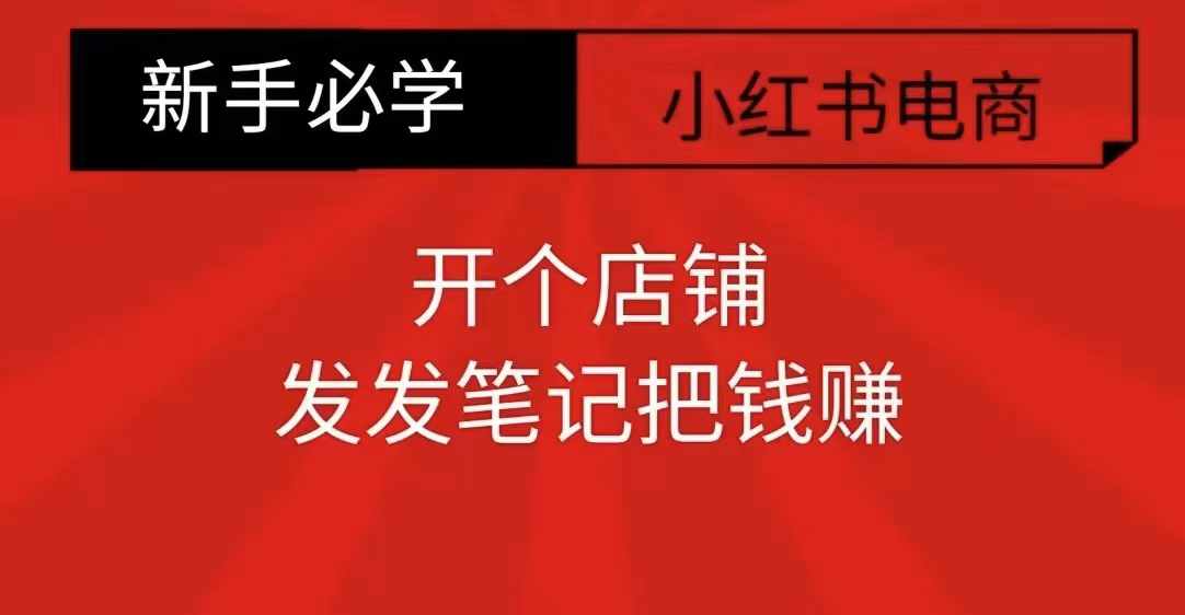 小红书零食共创【新手易上手】开个店铺，发发笔记把钱赚-腾渊网创