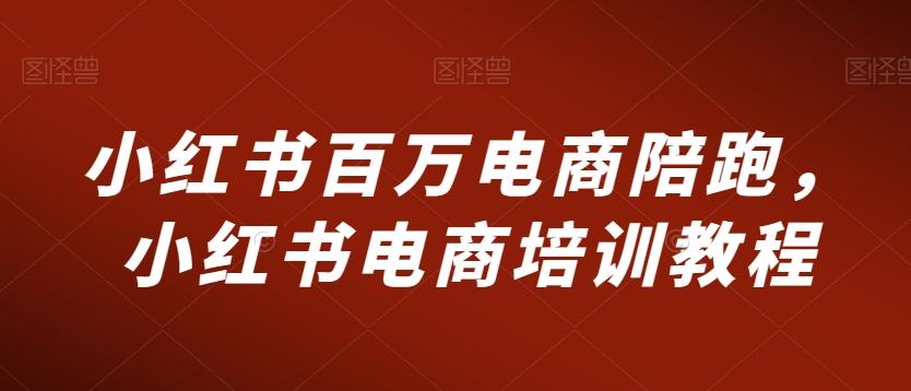 小红书百万电商陪跑，小红书电商培训教程-腾渊网创