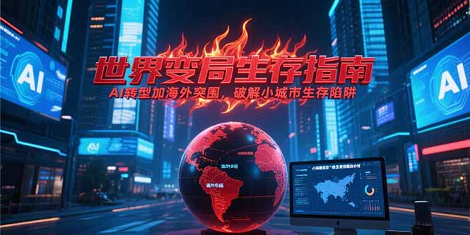付费文章《世界变局生存指南，AI转型加海外突围，破解小城市生存陷阱》-腾渊网创