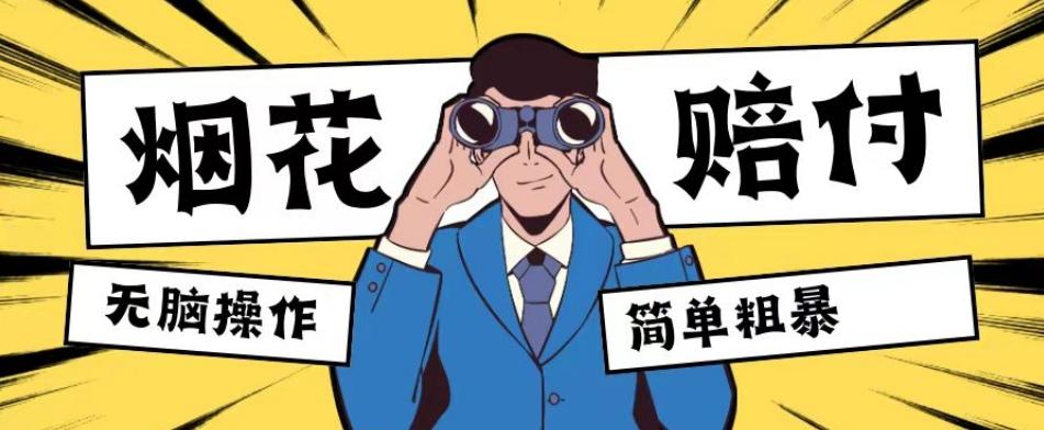 最新蓝海玩法，烟花爆竹赔付，单订单赔付200-500无脑操作【仅揭秘】-腾渊论坛
