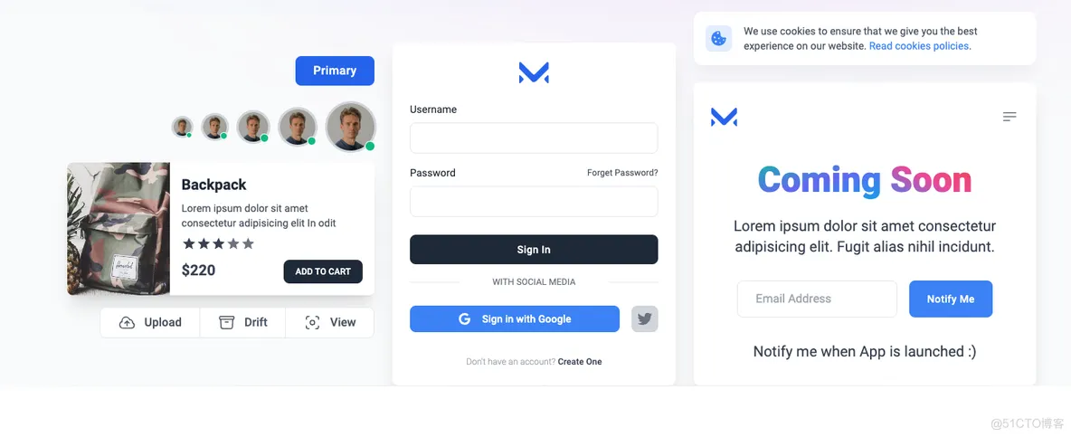 Meraki UI(基于Tailwind CSS构建的开源前端组件库)-腾渊论坛