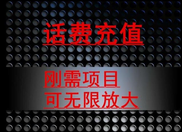 最新蓝海项目，刚需赛道，95折充话费月入5位数-腾渊论坛