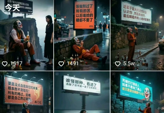 一条视频竟然15W赞！用AI制作小丑自嘲扎心文案视频，当下非常火爆的短视频流量神器-腾渊论坛
