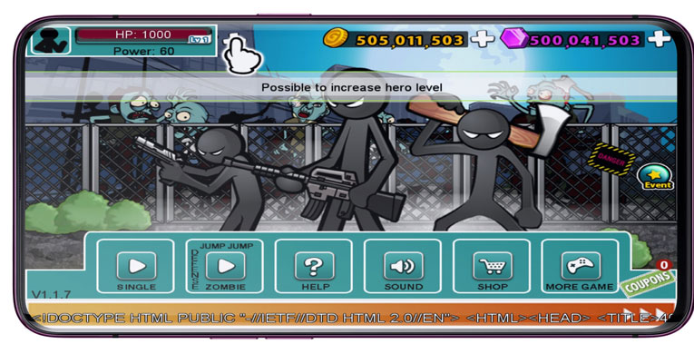 愤怒的火柴人5无限金币PJ版-腾渊网创