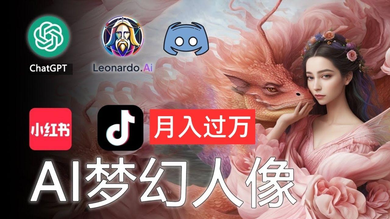 AI摄影梦幻人像：零基础也能月入过万的秘密-腾渊论坛