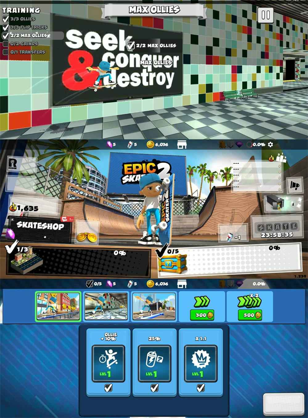 特技滑板游戏 史诗滑板2-腾渊网创