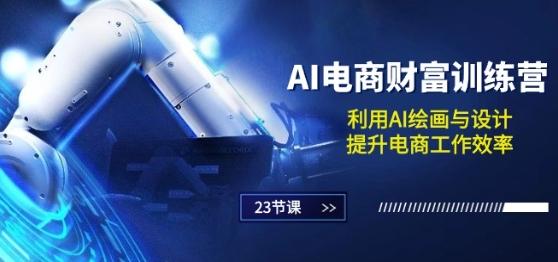 AI电商-财富训练营：利用AI绘画与设计，提升电商工作效率(23节课)-腾渊论坛