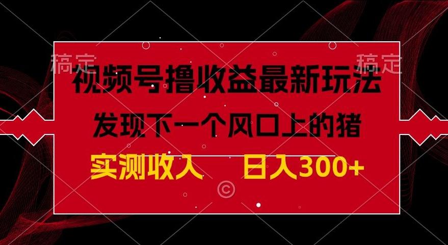 视频号分成计划最新玩法，单条作品几分钟制作完成,日入300+，过年前最后的冲刺-腾渊网创