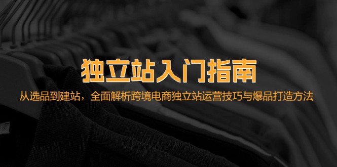 独立站入门指南：从选品到建站，全面解析跨境电商独立站运营技巧与爆品...-腾渊网创