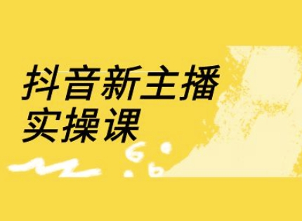 抖音新主播实操课，直播间流量运营线上实操课(18节)-腾渊网创