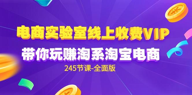 (9859期)电商-实验室 线上收费VIP，带你玩赚淘系淘宝电商(245节课-全面版)-腾渊论坛