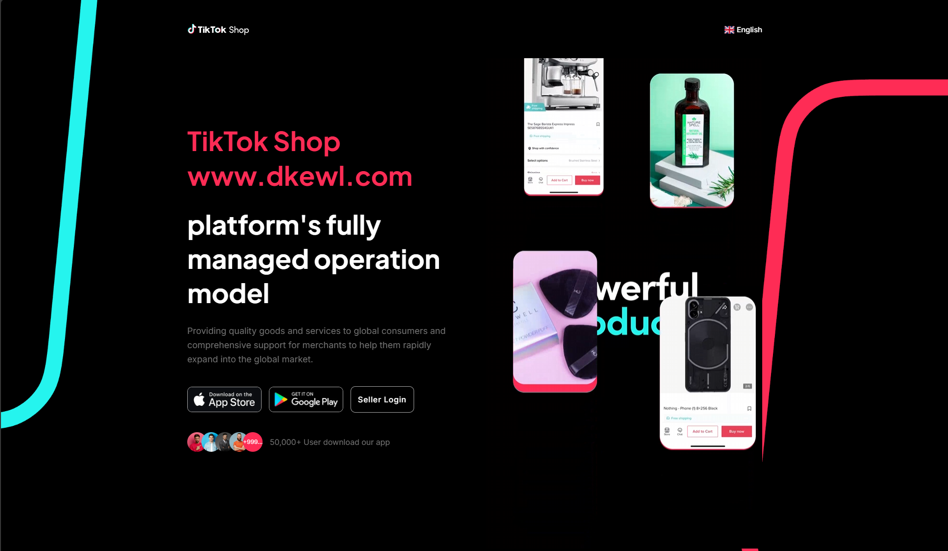 TikTok多语言商城系统源码+落地页 附搭建教程-腾渊网创