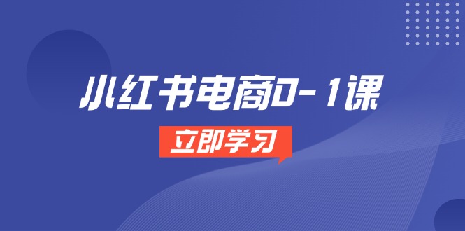 小红书电商0-1课，开店选品全流程，多平台素材处理与爆款笔记制作-腾渊网创