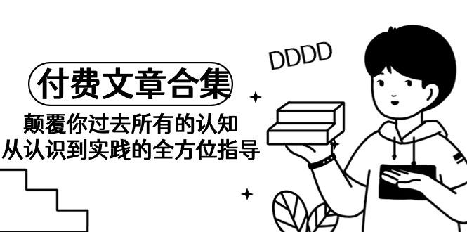 (9646期)《某公众号付费文章合集》颠覆你过去所有的认知 从认识到实践的全方位指导-腾渊网创