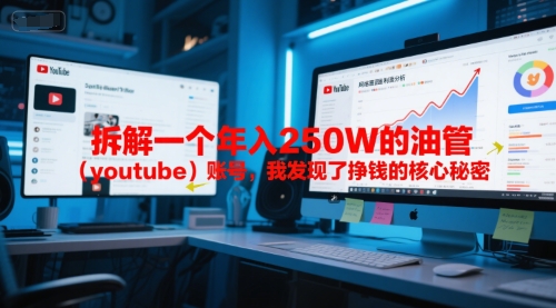 付费文章：拆解一个年入250W的油管(youtube)账号，我发现了挣钱的核心秘密-腾渊论坛