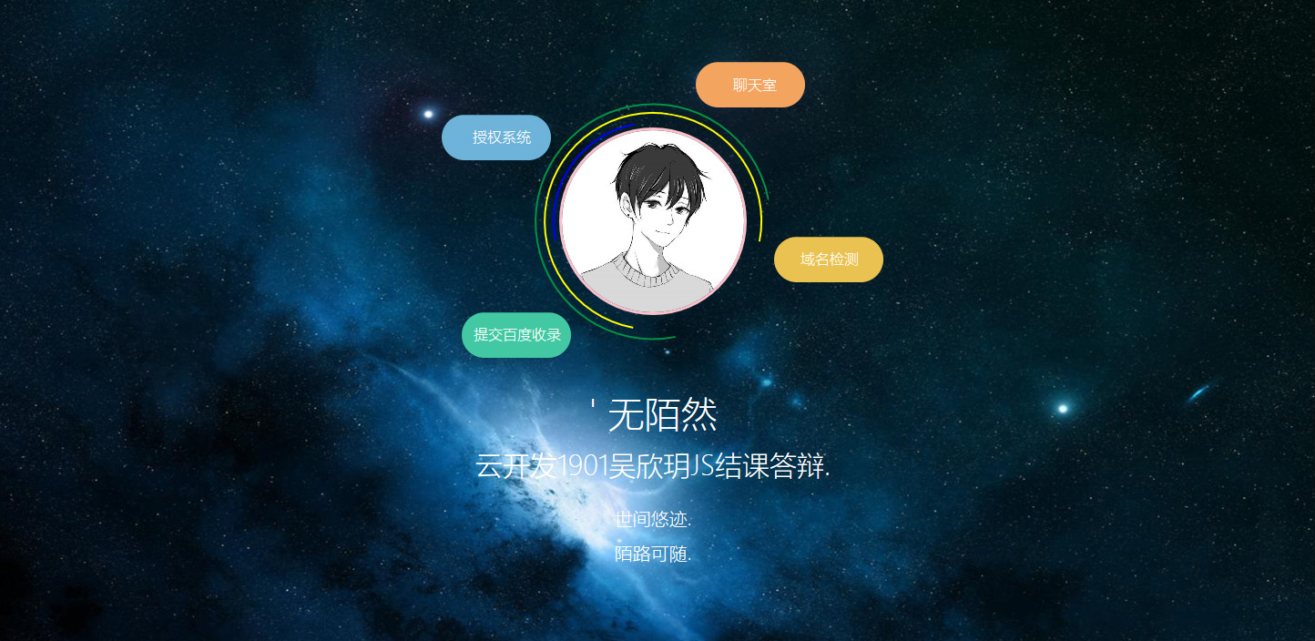 超简约上档次的个人介绍源码-腾渊网创