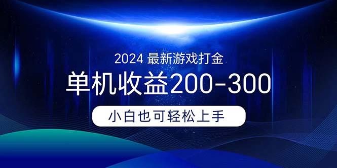 2024最新游戏打金单机收益200-300-腾渊论坛