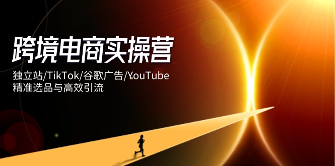 跨境电商实操营：独立站/TikTok/谷歌广告/YouTube，精准选品与高效引流-腾渊网创