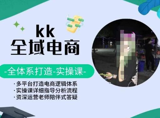 KK全域电商，全体系打造实操课，多平台打造电商逻辑体系-腾渊网创