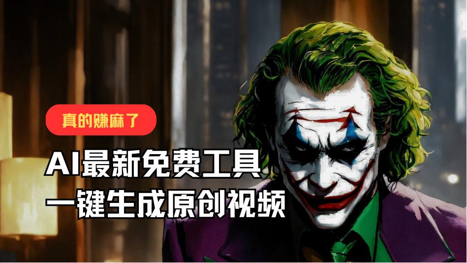 最新免费AI工具，一键生成原创视频，佛系搬运，轻松月入10000+！-腾渊论坛