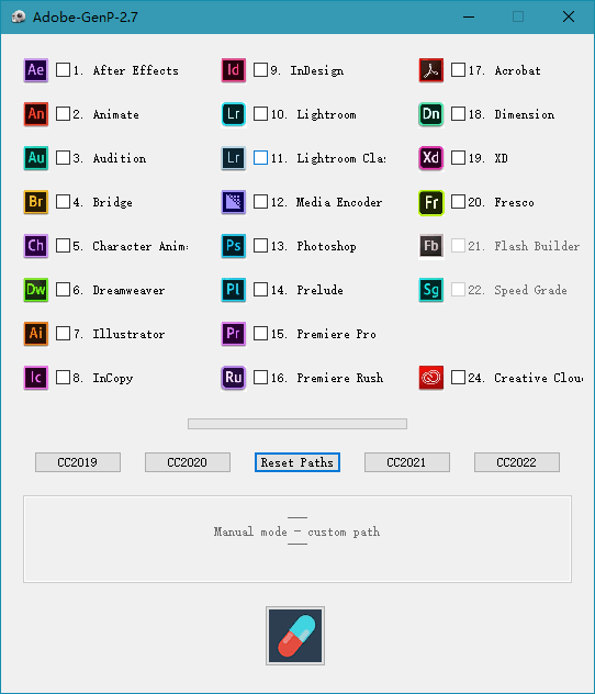Adobe 通杀补丁 GenP/Zii-腾渊论坛