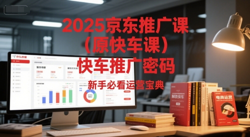 2025京东推广课(原快车课)解锁京东快车推广密码，新手必看运营宝典-腾渊网创