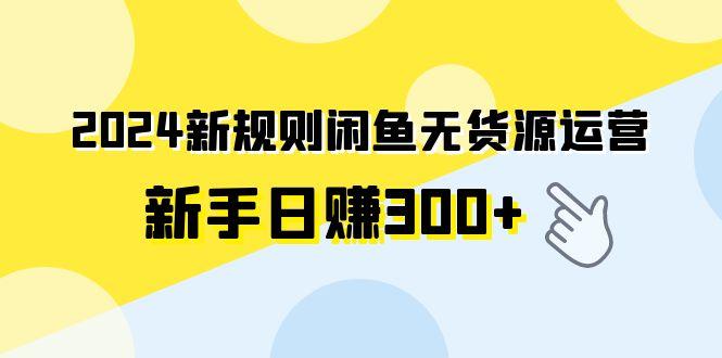 (9522期)2024新规则闲鱼无货源运营新手日赚300+-腾渊网创
