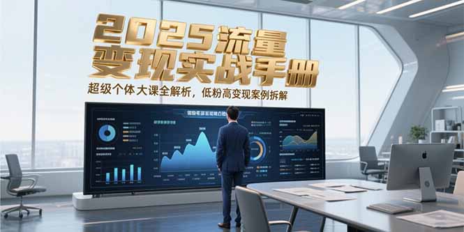 2025流量变现实战手册，超级个体大课全解析，低粉高变现案例拆解-腾渊网创
